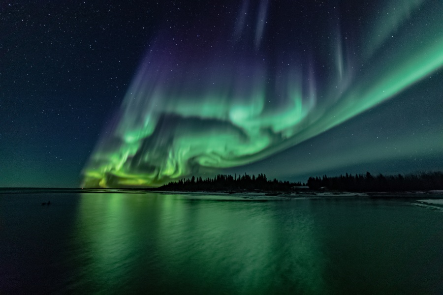 Aurora Boreal or Luces del norte en Vancouver, 2024
